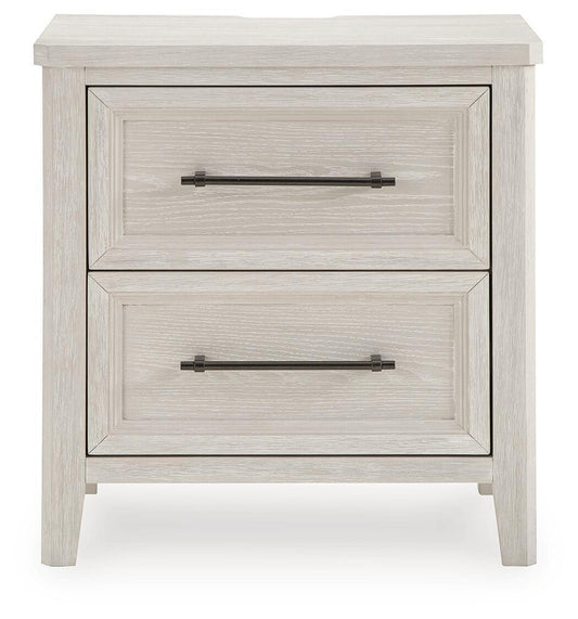 Cressenda - Two Drawer Night Stand - Dove White