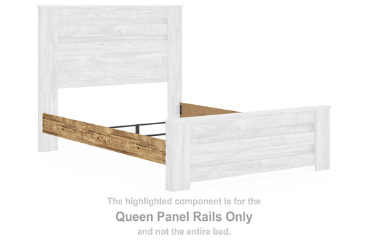 Branstony - Queen Panel Rails - Brown