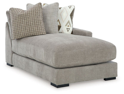 Aslan Court - Raf Corner Chaise - Pebble