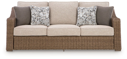 Revare Beach - Sofa With Cushion - Beige