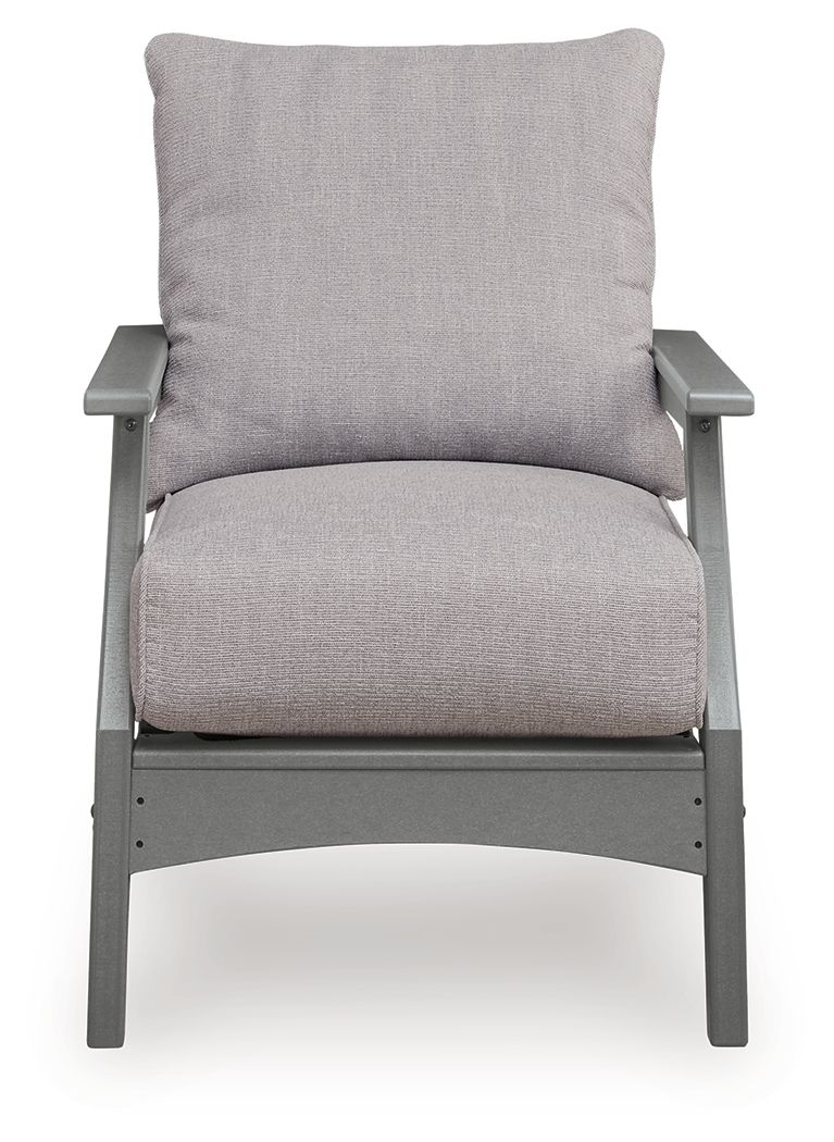 Lone View Bay - Lounge Chair With Cushion (Set of 2) - Gray
