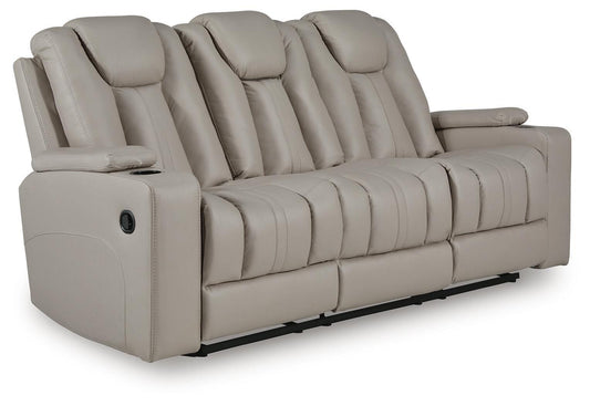 Next Move - Reclining Sofa With Drop Down Table - Coin