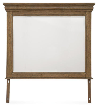 Waynely - Bedroom Mirror - Medium Brown