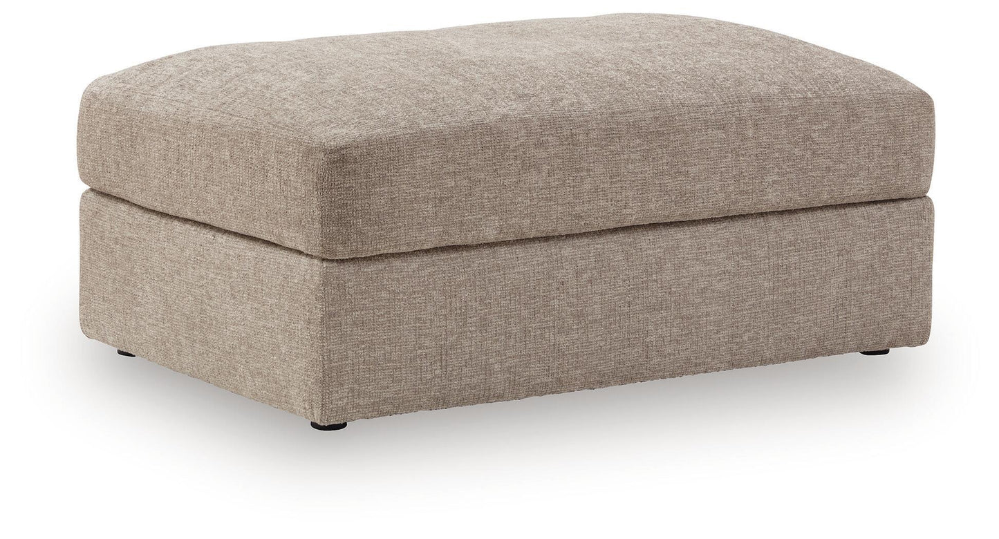Reston Cove - Oversized Accent Ottoman - Burlap