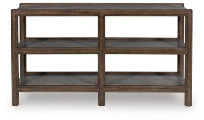 Kallenny - Sofa Table - Brown / Gray