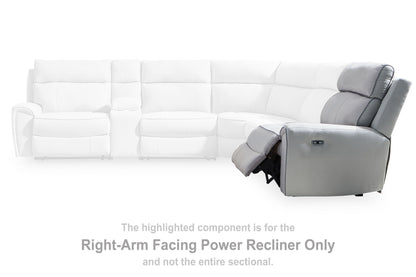 Grafton Pike - RAF Zero Wall Power Recliner - Pearl / Ash