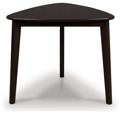 Dantenton - Triangle Dining Room Table - Merlot