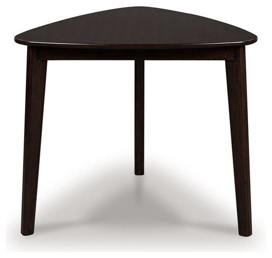 Dantenton - Triangle Dining Room Table - Merlot