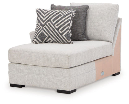 Koralynn - Laf Corner Chaise - Stone