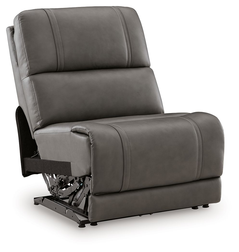 5Z-Harrenhurst - Power Armless Recliner With Adjustable Headrest - Anchor