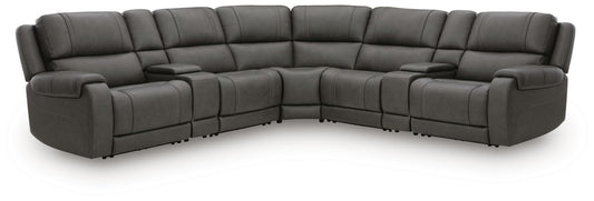 5Z-Harrenhurst - 7 Piece Power Reclining Sectional