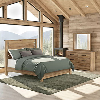 Brozmont - Six Drawer Dresser - Tan