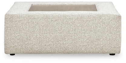 Stonecroft Manor - Oversized Accent Ottoman - Snowstone