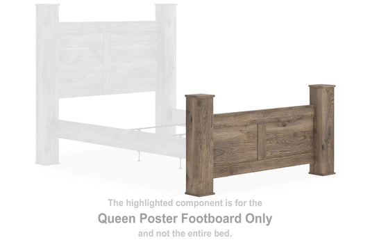 Keithland - Queen Poster Footboard - Brown