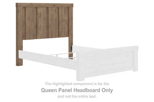 Garistyn - Queen Panel Headboard - Light Brown