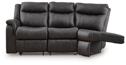 Perarrygin - LAF Reclining Loveseat - Eclipse