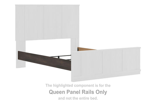 Jadiston - Queen Panel Rails - Dark Brown