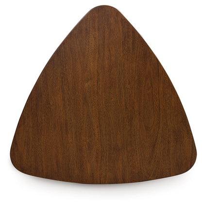 Lyncott - Triangle Dining Room Table - Brown