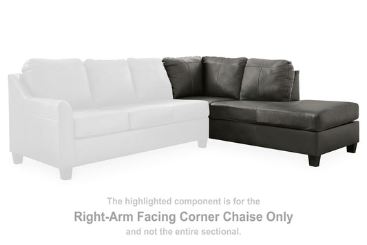 Valderno - Raf Corner Chaise - Fog