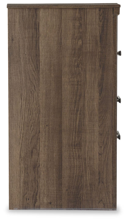 Juararo - Two Drawer Night Stand - Dark Brown