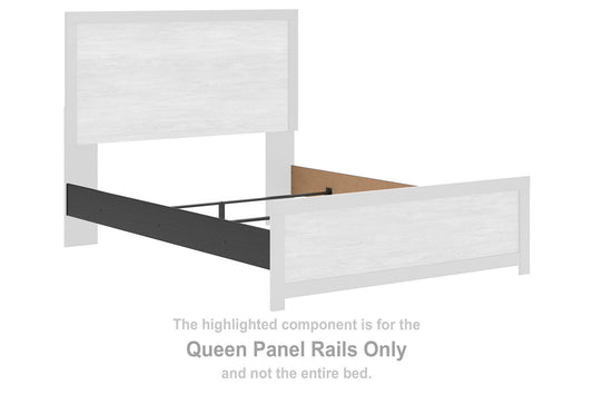 Jonnifer - Queen Panel Rails - Black