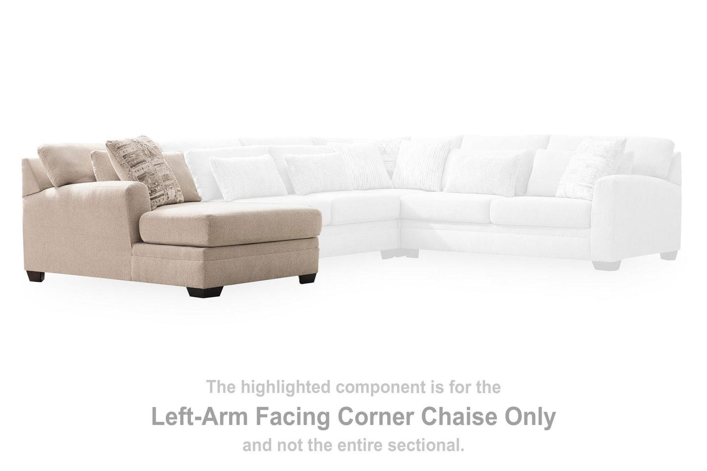 Mandi Point - LAF Corner Chaise - Marble