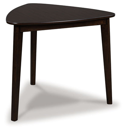 Dantenton - Triangle Dining Room Table - Merlot