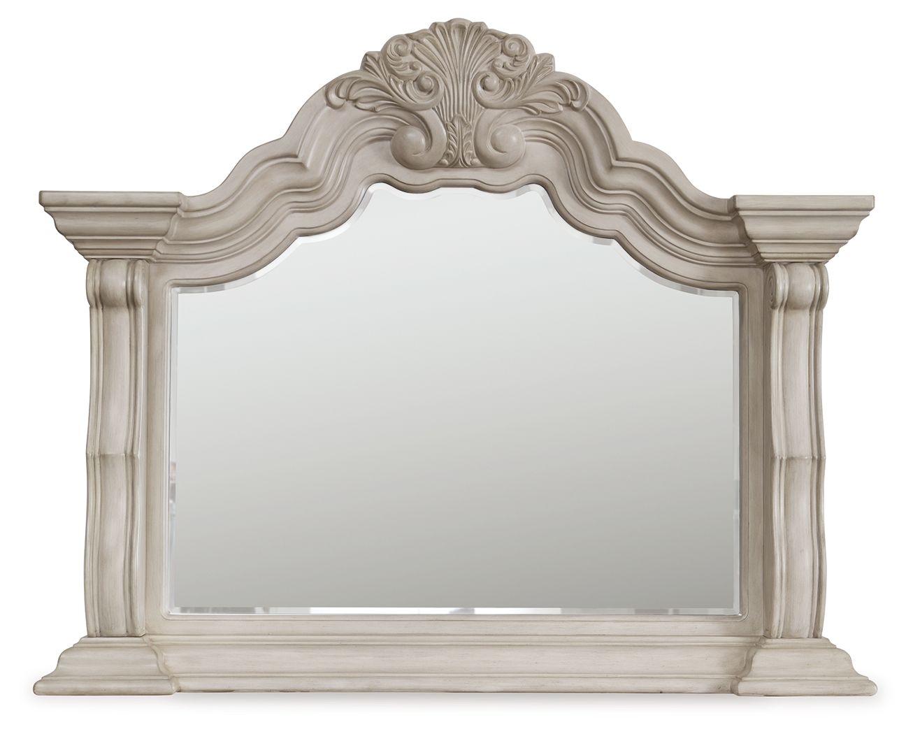 Andonhall - Bedroom Mirror - Antique White