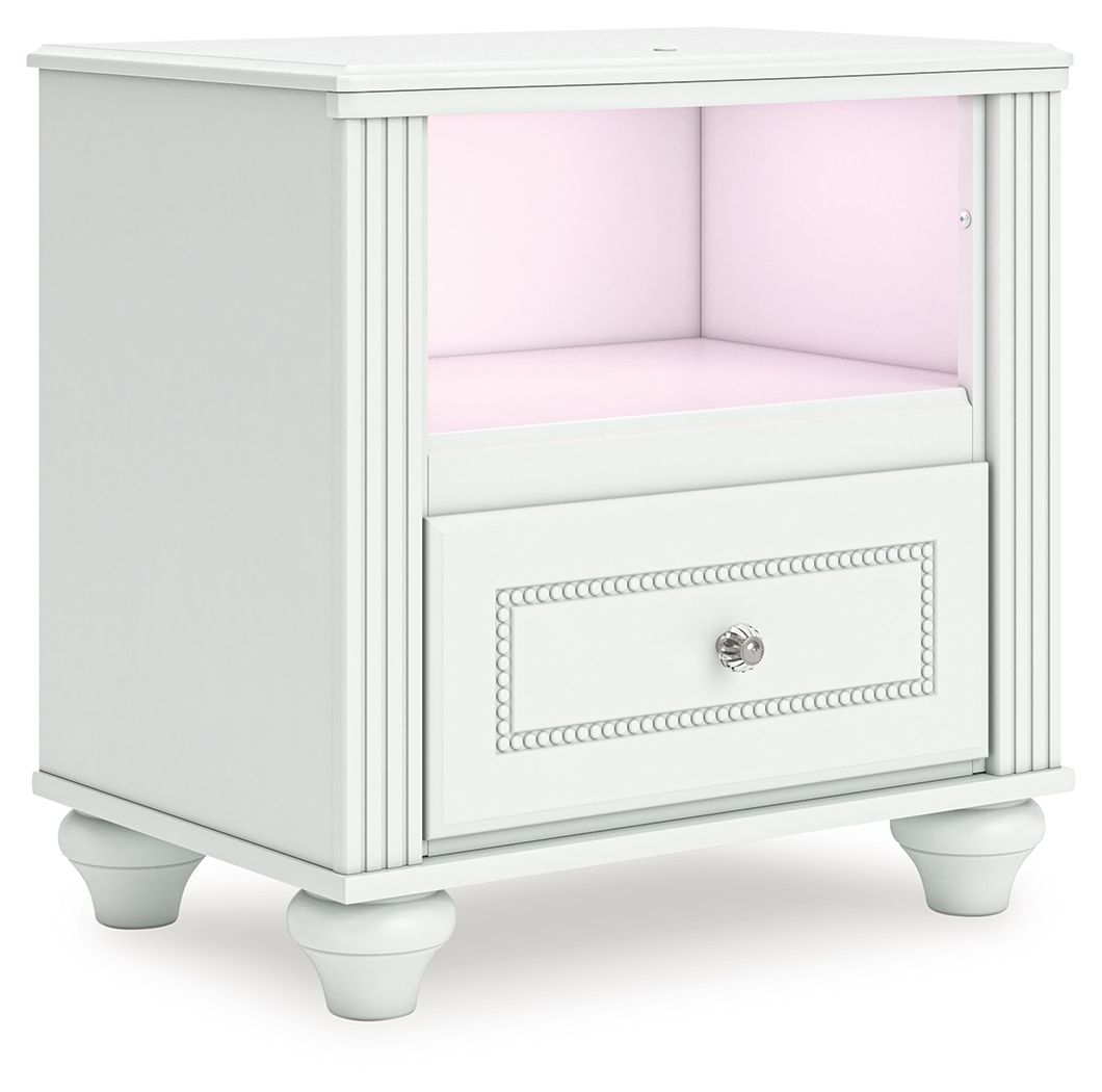Maylilly - One Drawer Night Stand - White