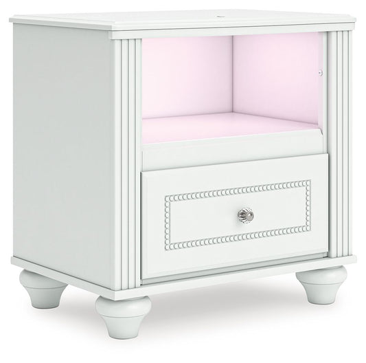 Maylilly - One Drawer Night Stand - White