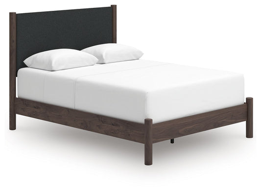 Cadmori - Upholstered Panel Bed