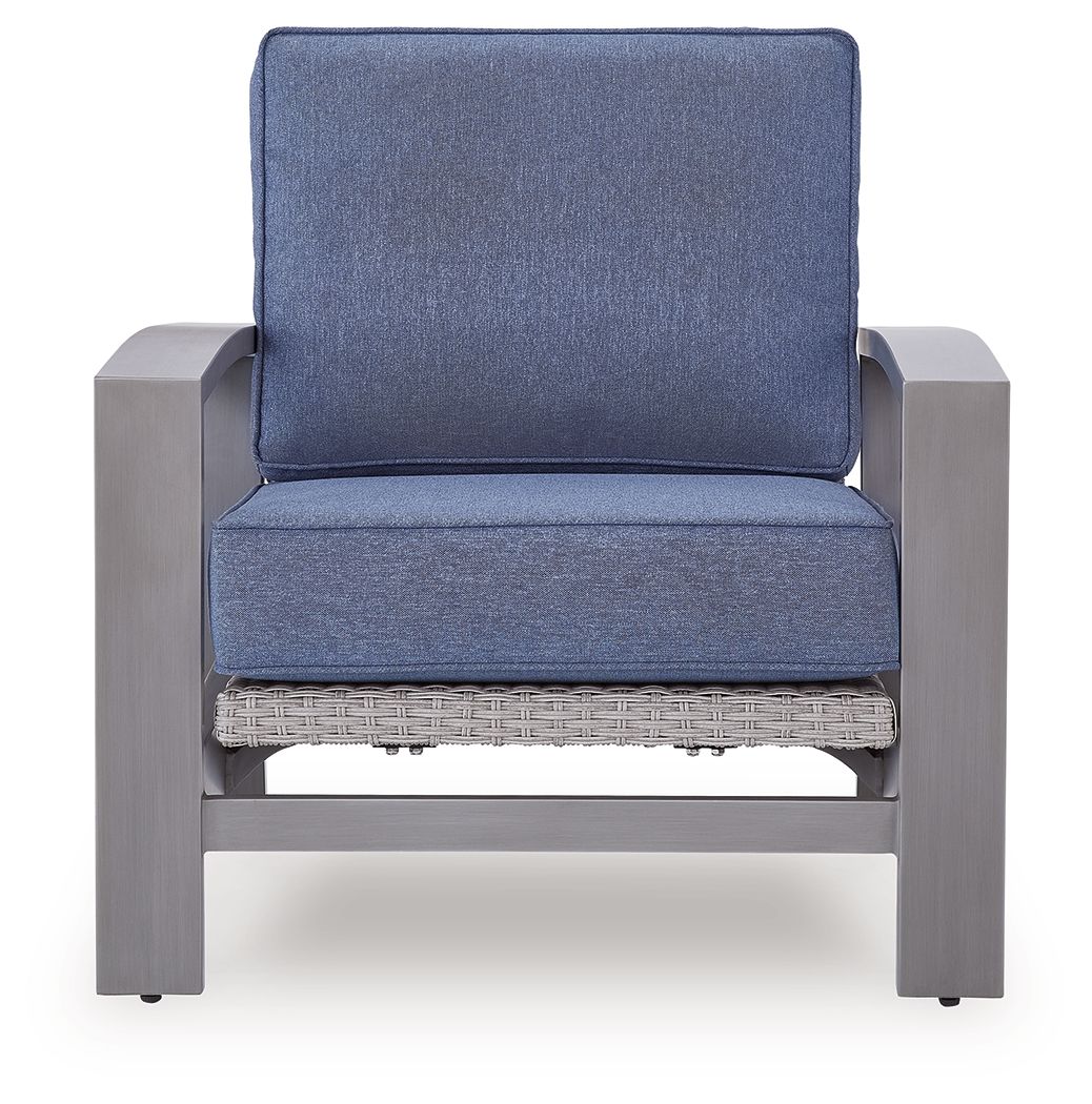 Dillon Beach - Spring Lounge Chair - Blue / Gray