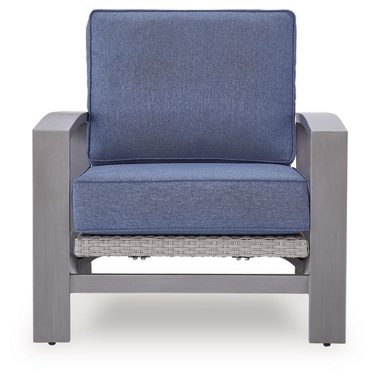 Dillon Beach - Spring Lounge Chair - Blue / Gray