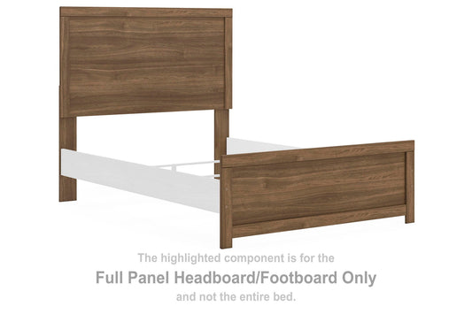 Jonnifer - Full Panel Headboard/Footboard - Auburn