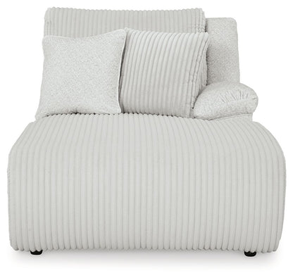 Top Tier - Raf Press Back Chaise - Alloy