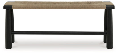Acerman - Accent Bench - Black / Natural