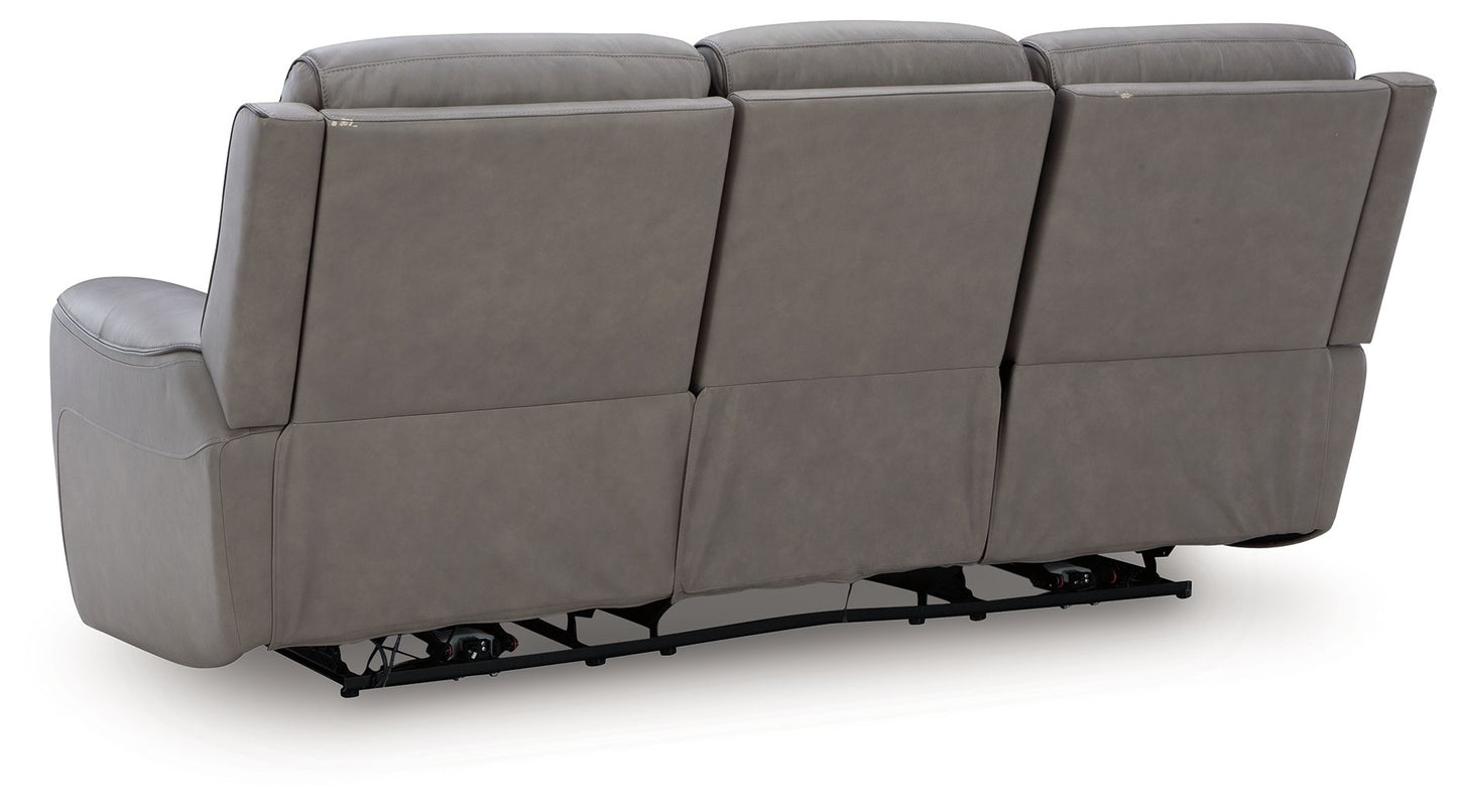 5Z-Relaxation - Power Reclining Sofa with Adj Headrest