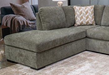 MaKaylen - LAF Corner Chaise - Moss