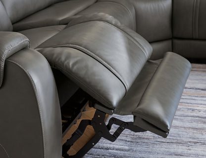5Z-Harrenhurst - 7 Piece Power Reclining Sectional
