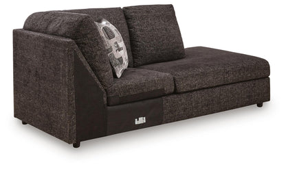 Coralene - RAF Corner Chaise - Onyx