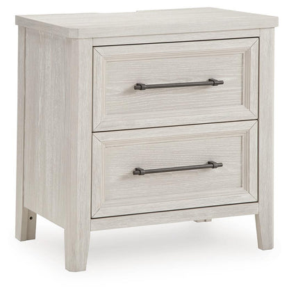 Cressenda - Two Drawer Night Stand - Dove White