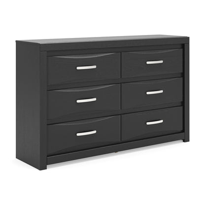 Jeffon - Six Drawer Dresser