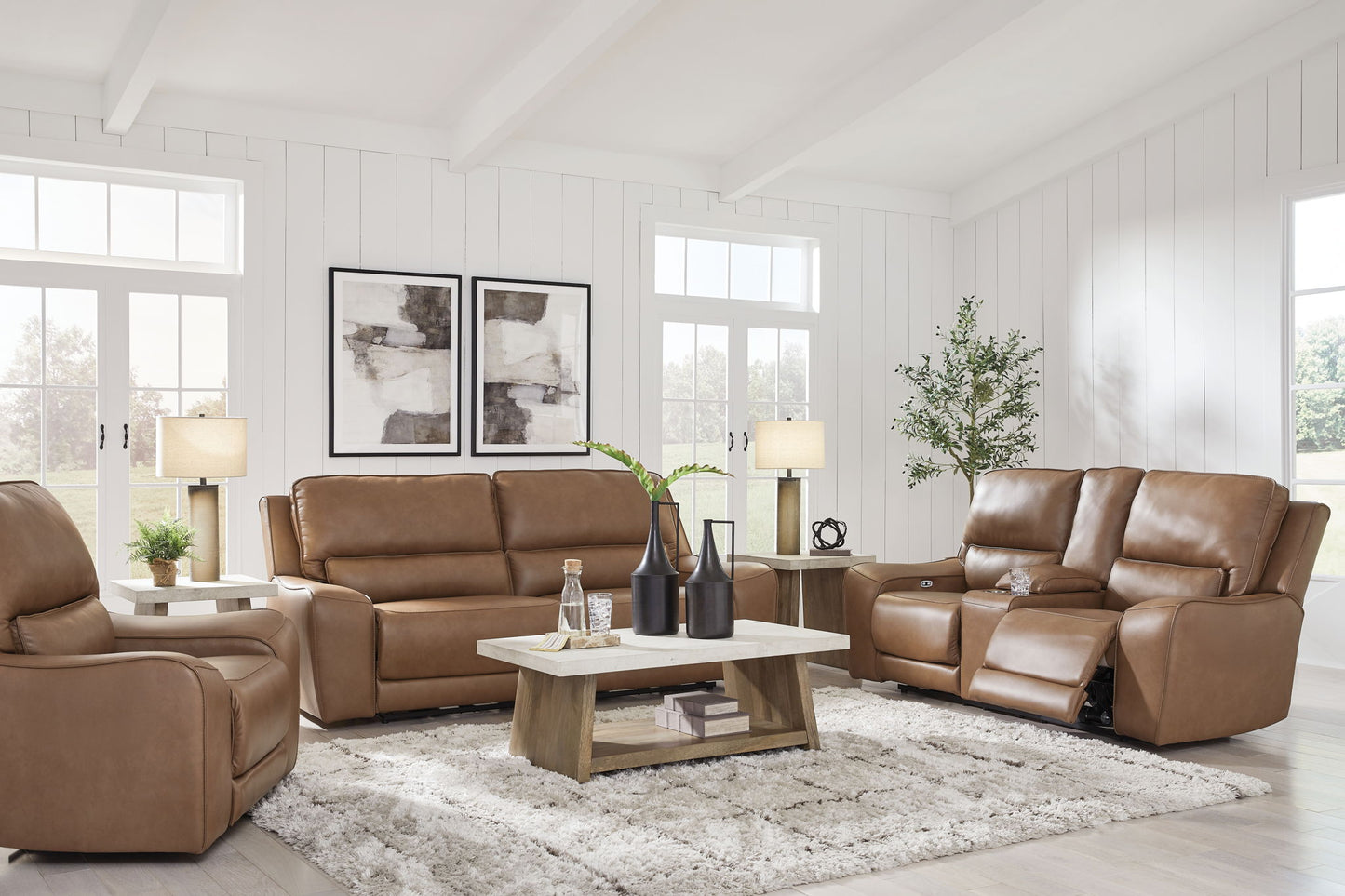Silverbrooke - Power Reclining Sofa Set