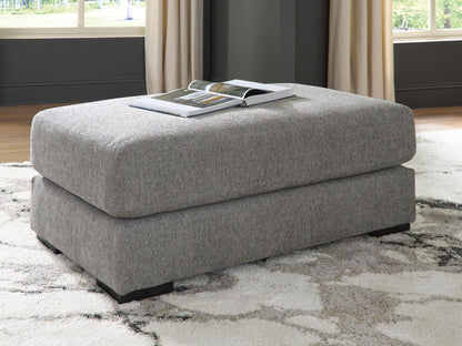 Ellington Pike - Oversized Accent Ottoman - Smolder
