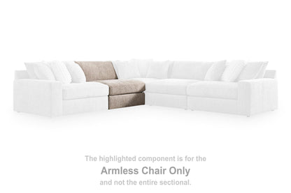 Reston Cove - Armless Chair - Burlap