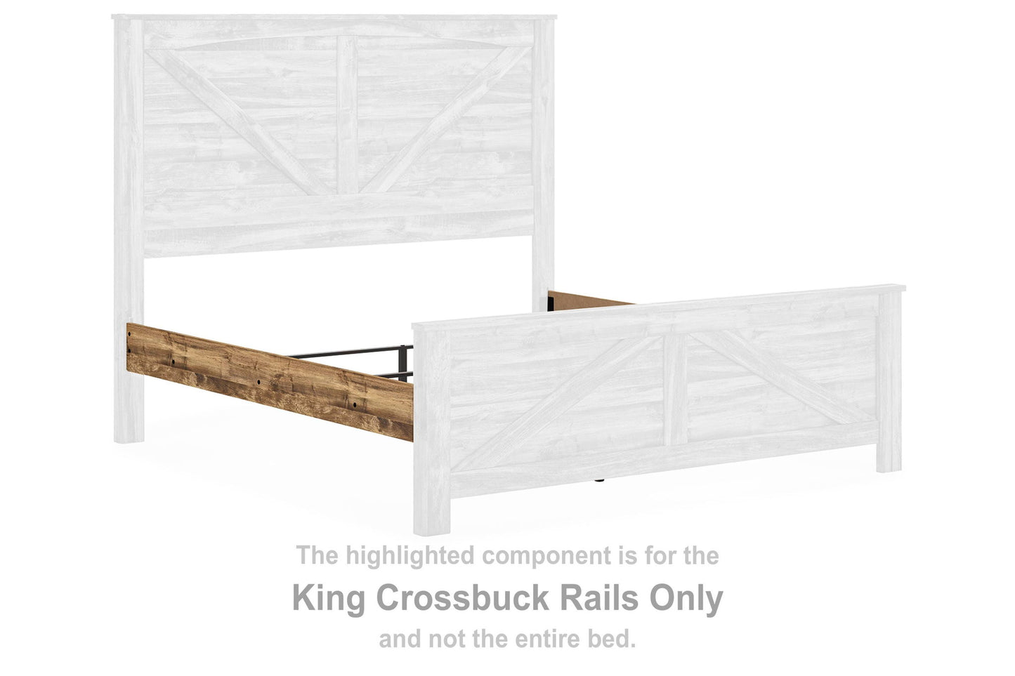 Branstony - King Crossbuck Rails - Brown