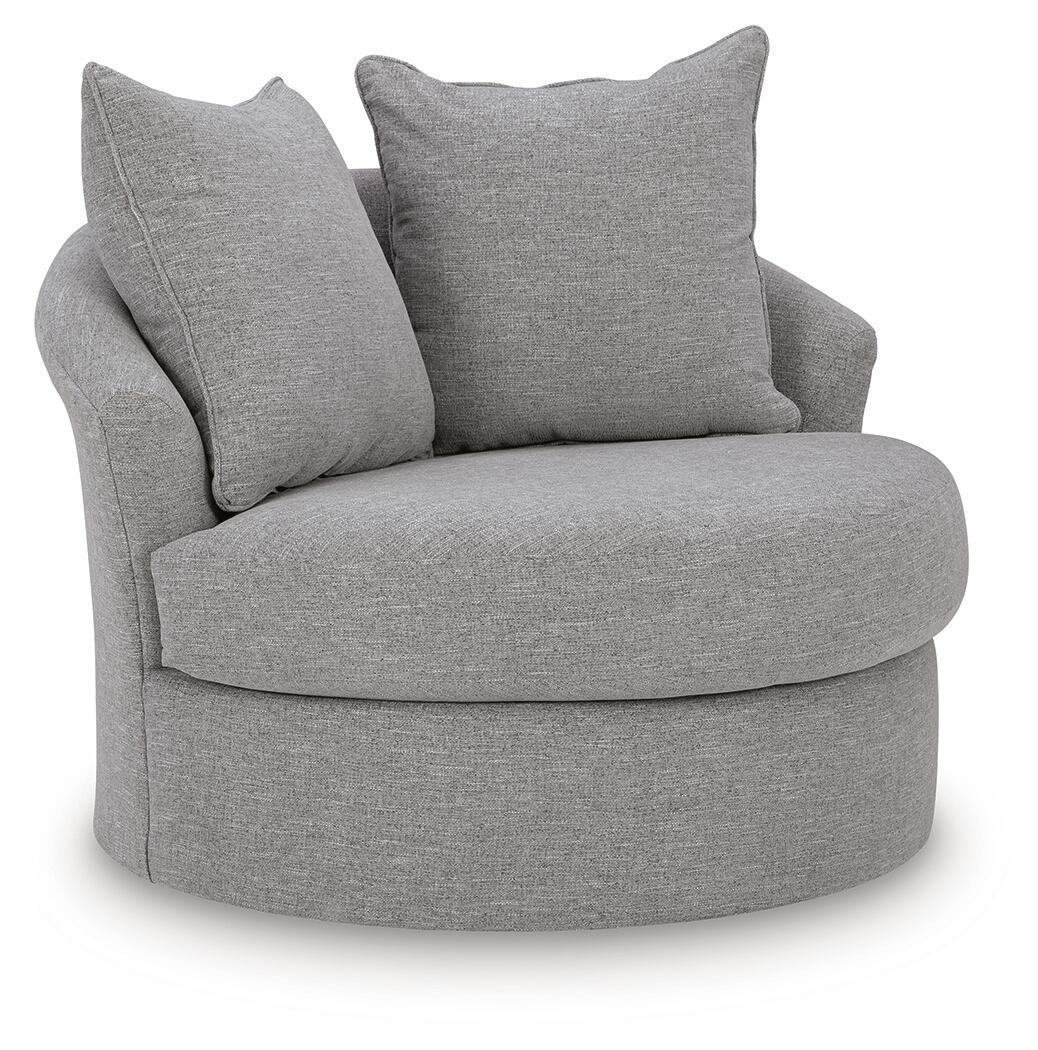 Artisian Loft - Swivel Accent Chair - Pewter