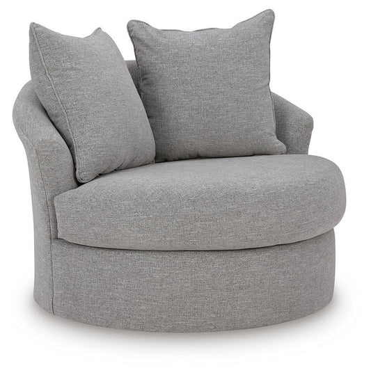 Artisian Loft - Swivel Accent Chair - Pewter