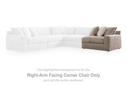 Reston Cove - RAF Corner Chair - Burlap