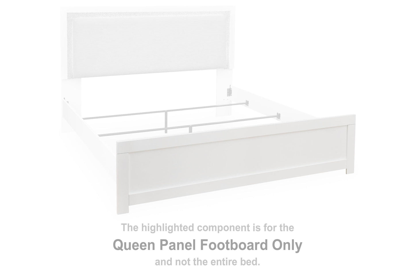 Raechalla - Queen Panel Footboard - White